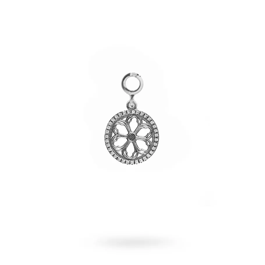 Ellius Jewelry Rose Window Charm Maria Ss. Addolorata | Castelpetroso Sale