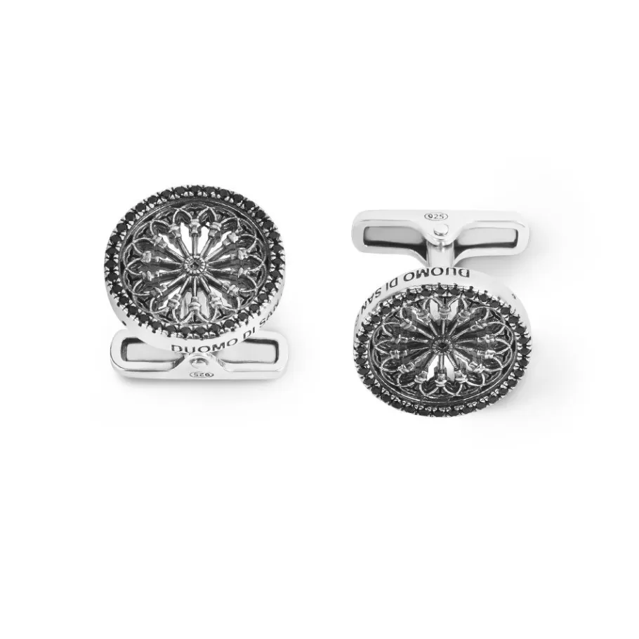 Ellius Jewelry Rose Window Cufflinks Basilica S.Giovanni Battista | Monza Online