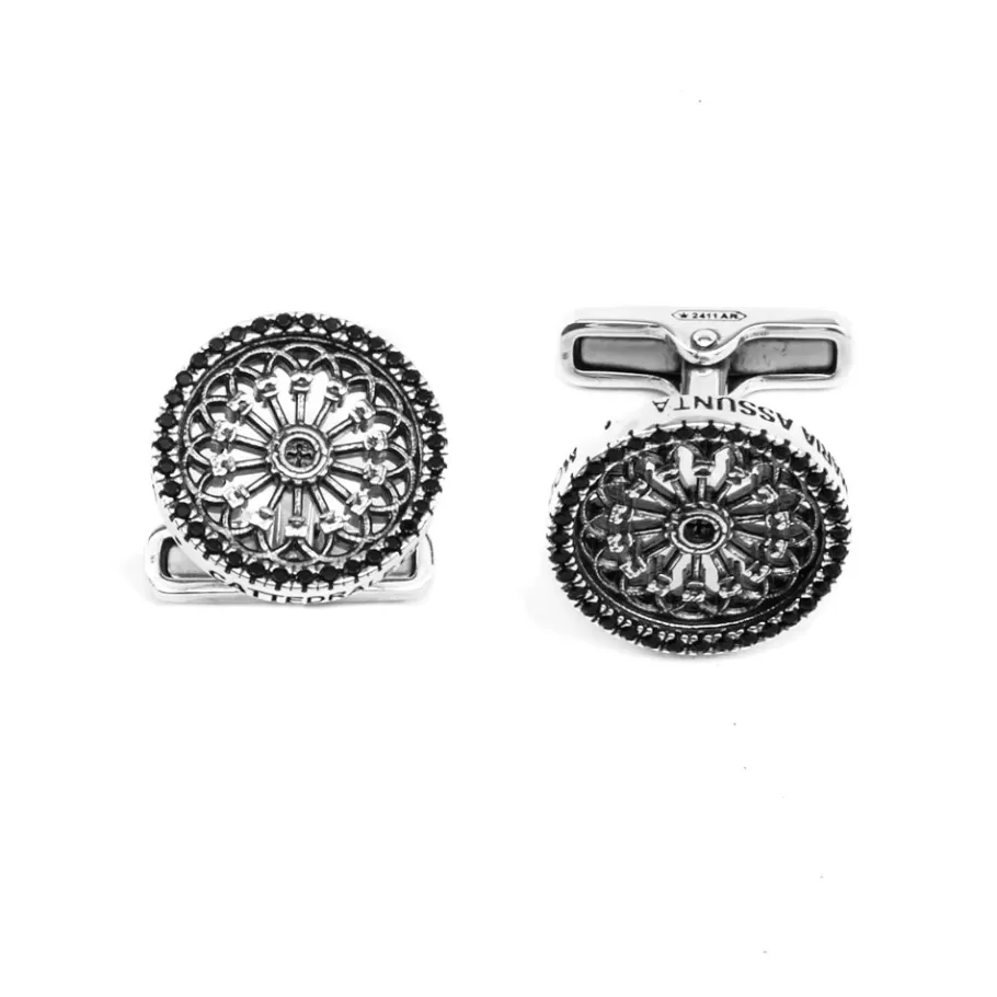 Ellius Jewelry Rose Window Cufflinks S. Maria In Cielo | Modena Shop