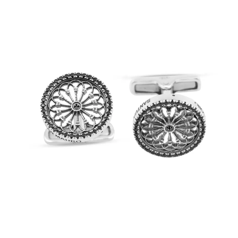 Ellius Jewelry Rose Window Cufflinks S. Mauro | Sorgono Clearance