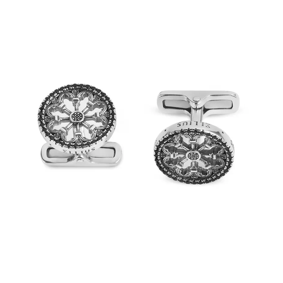 Ellius Jewelry Rose Window Cufflinks St. Antonio | Padova Hot