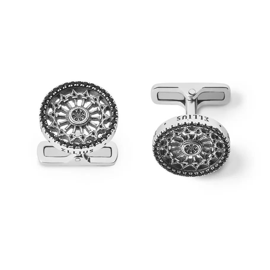 Ellius Jewelry Rose Window Cufflinks St. Pietro Apostolo | Cerignola Shop