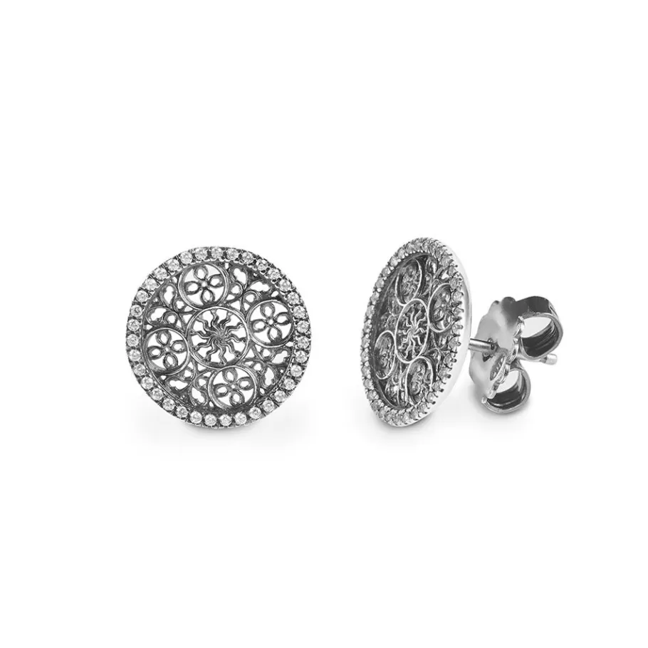 Ellius Jewelry Rose Window Earrings Nativita Vergine | Milano Cheap