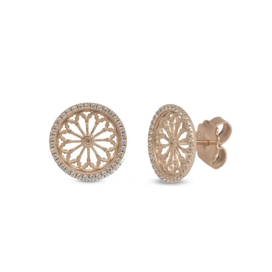 Ellius Jewelry Rose Window Earrings S. Donato | Pinerolo Cheap