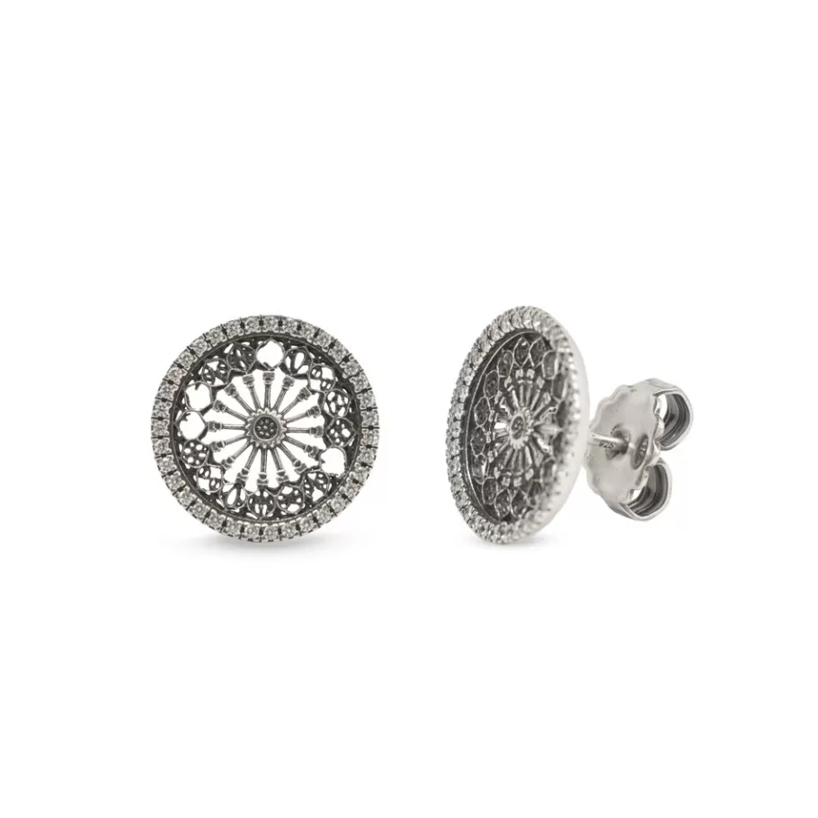 Ellius Jewelry Rose Window Earrings S. M. Annunziata | Otranto Store