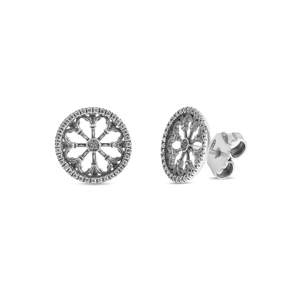 Ellius Jewelry Rose Window Earrings St. Antonio | Padova Store