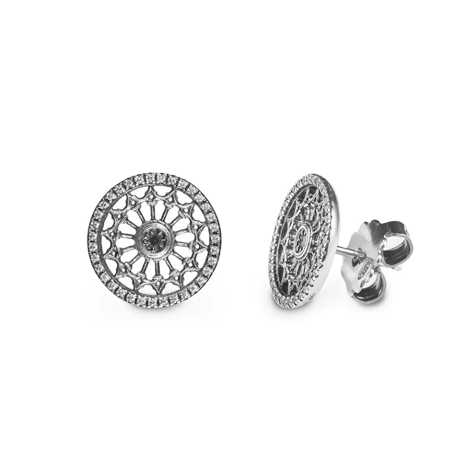 Ellius Jewelry Rose Window Earrings St. Pietro Apostolo | Cerignola Outlet