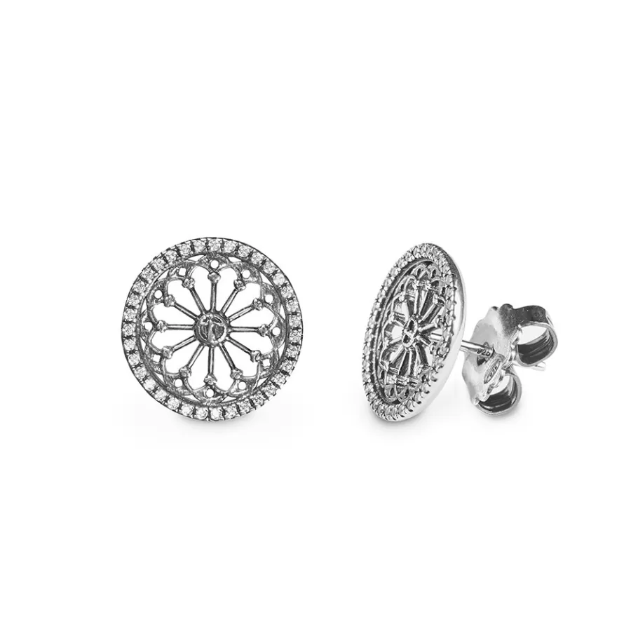 Ellius Jewelry Rose Window Earrings St. Vigilio | Trento Hot