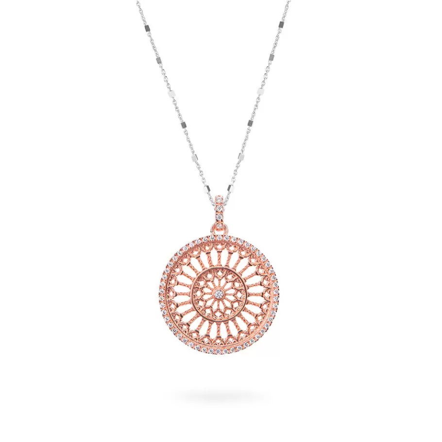 Ellius Jewelry Rose Window Necklace Basilica Of Collemaggio | L'Aquila Cheap