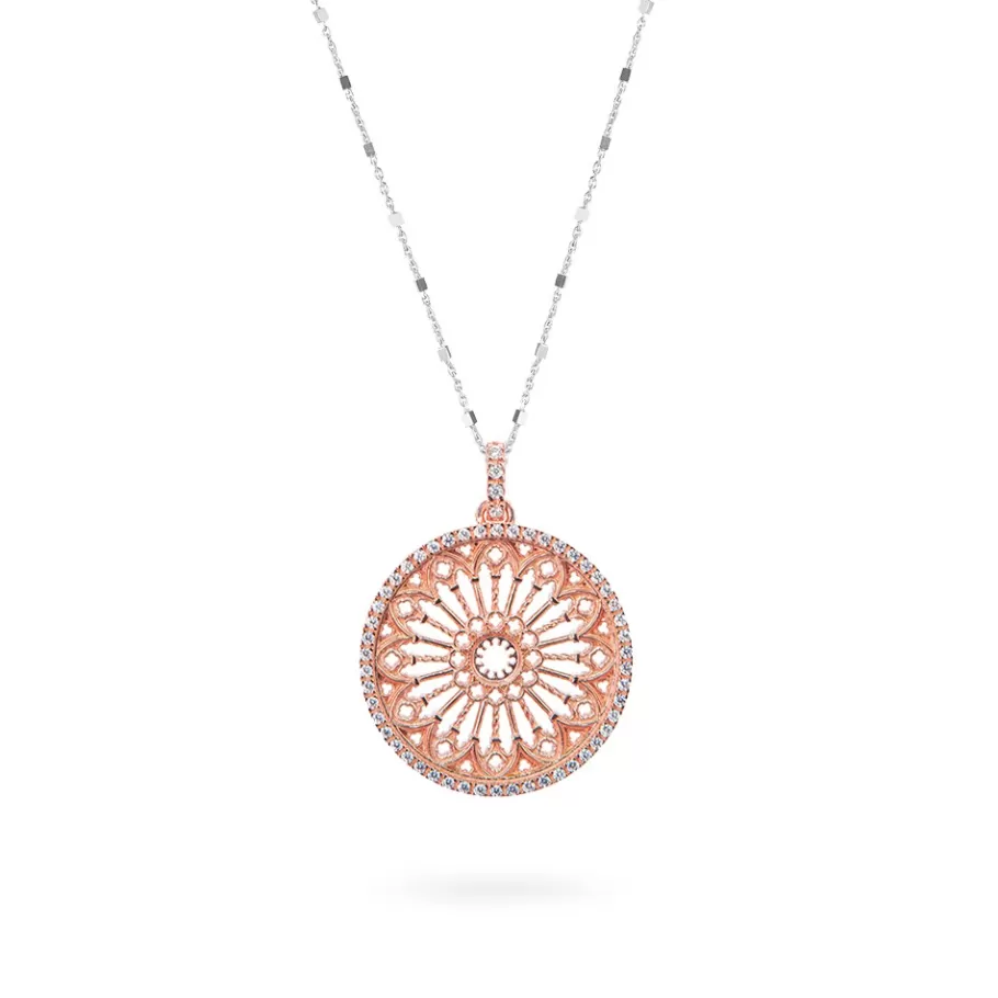 Ellius Jewelry Rose Window Necklace Cathedral | Florence Discount