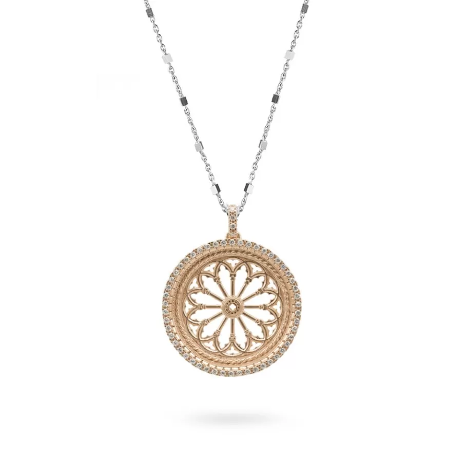 Ellius Jewelry Rose Window Necklace S. Donato | Pinerolo Online