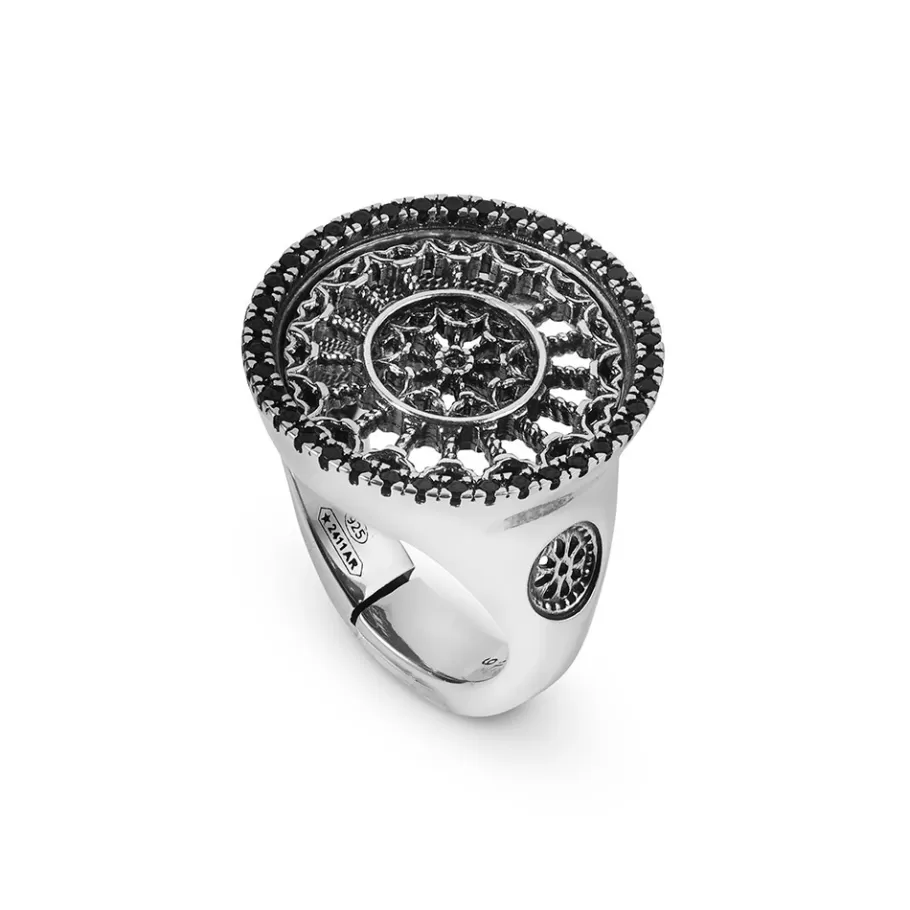 Ellius Jewelry Rose Window Ring Basilica Of Collemaggio | L'Aquila Outlet