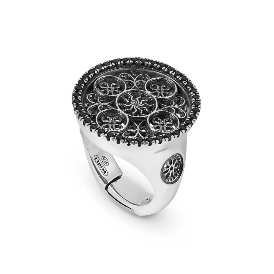 Ellius Jewelry Rose Window Ring Nativita Vergine | Milano Outlet