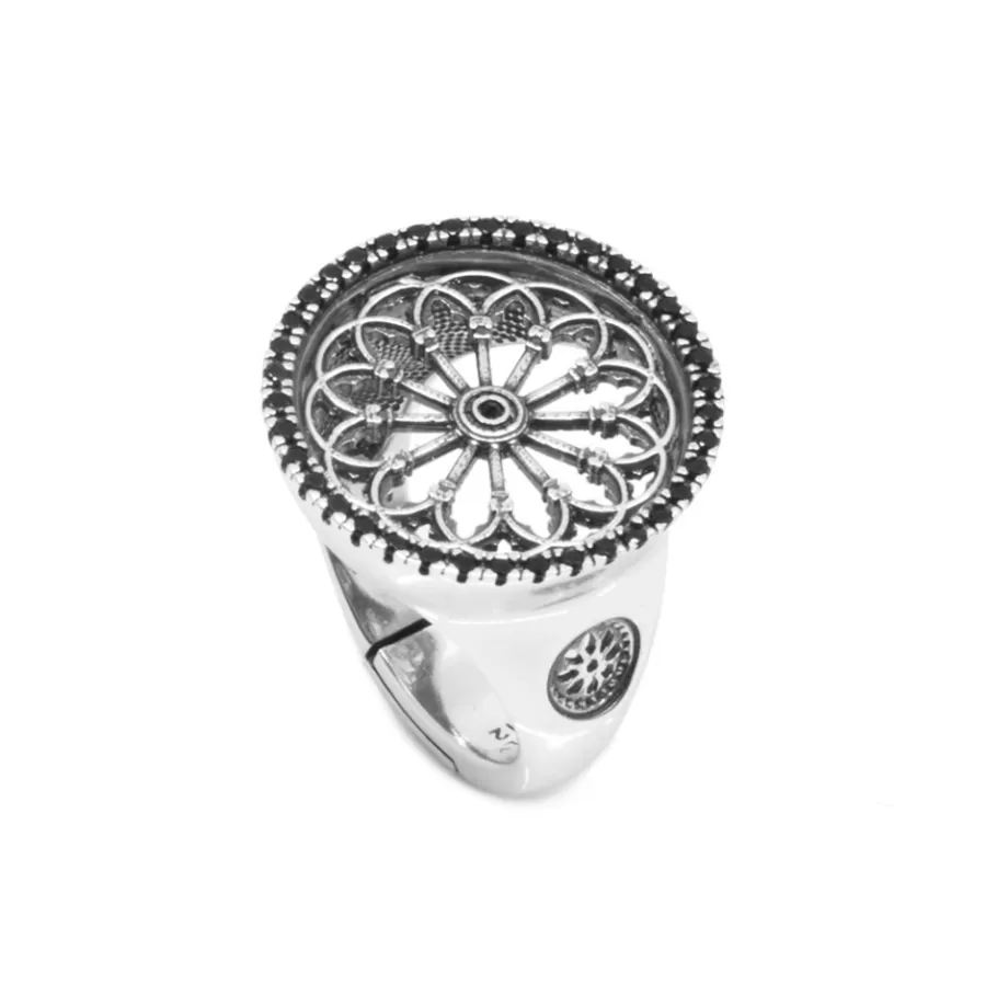 Ellius Jewelry Rose Window Ring S. Donato | Pinerolo Fashion