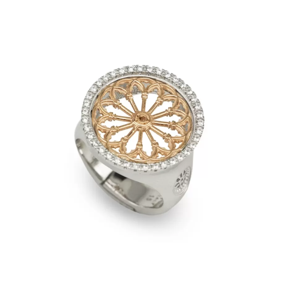 Ellius Jewelry Rose Window Ring S. Donato | Pinerolo Fashion