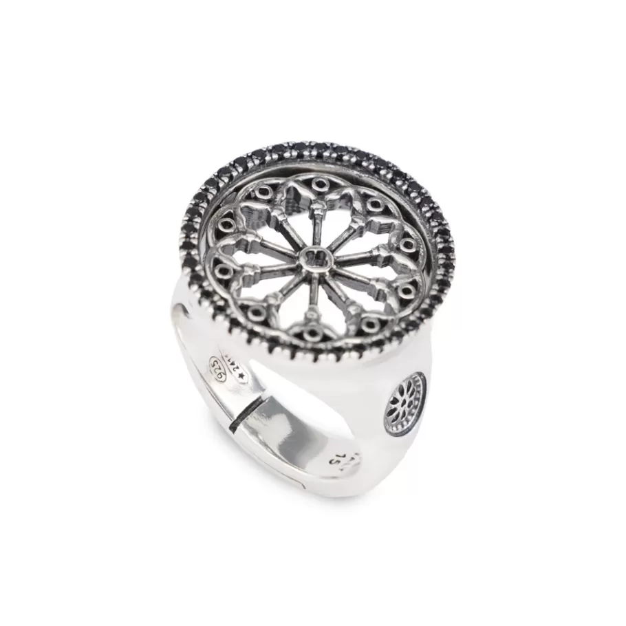 Ellius Jewelry Rose Window Ring Saints Peter And Donate | Arezzo Cheap