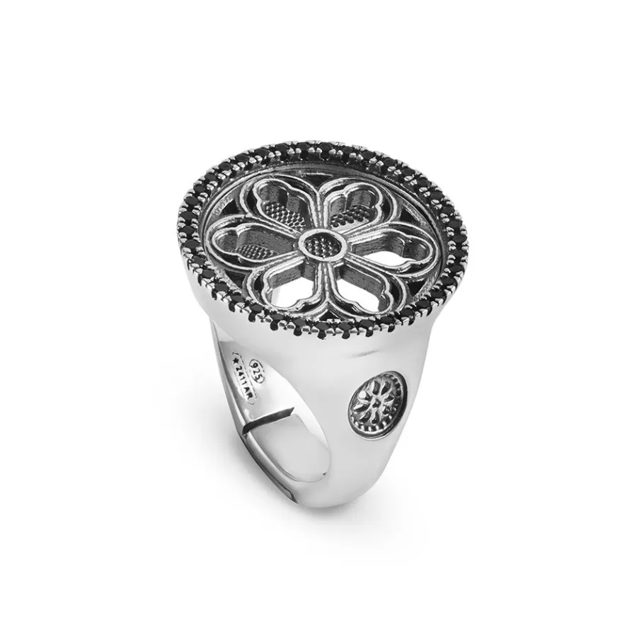 Ellius Jewelry Rose Window Ring Sorrow Of Castelpetroso Cheap