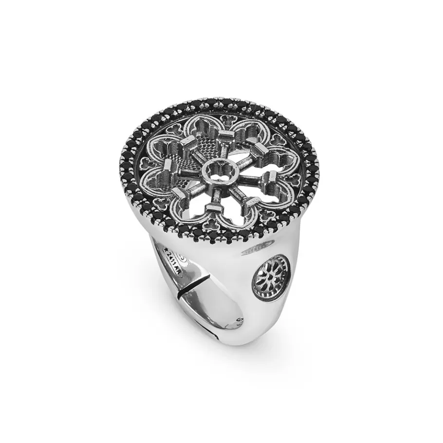 Ellius Jewelry Rose Window Ring St. Antonio | Padova Store