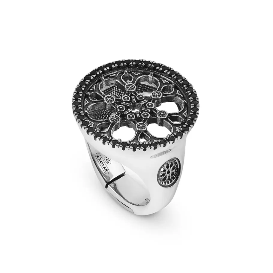 Ellius Jewelry Rose Window Ring Synagogue | Trieste Clearance