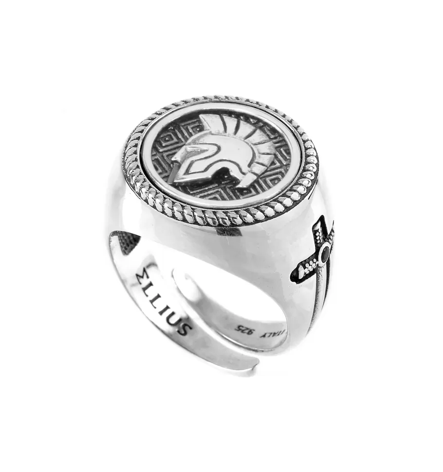 Ellius Jewelry Round Gladiator Ring Flash Sale