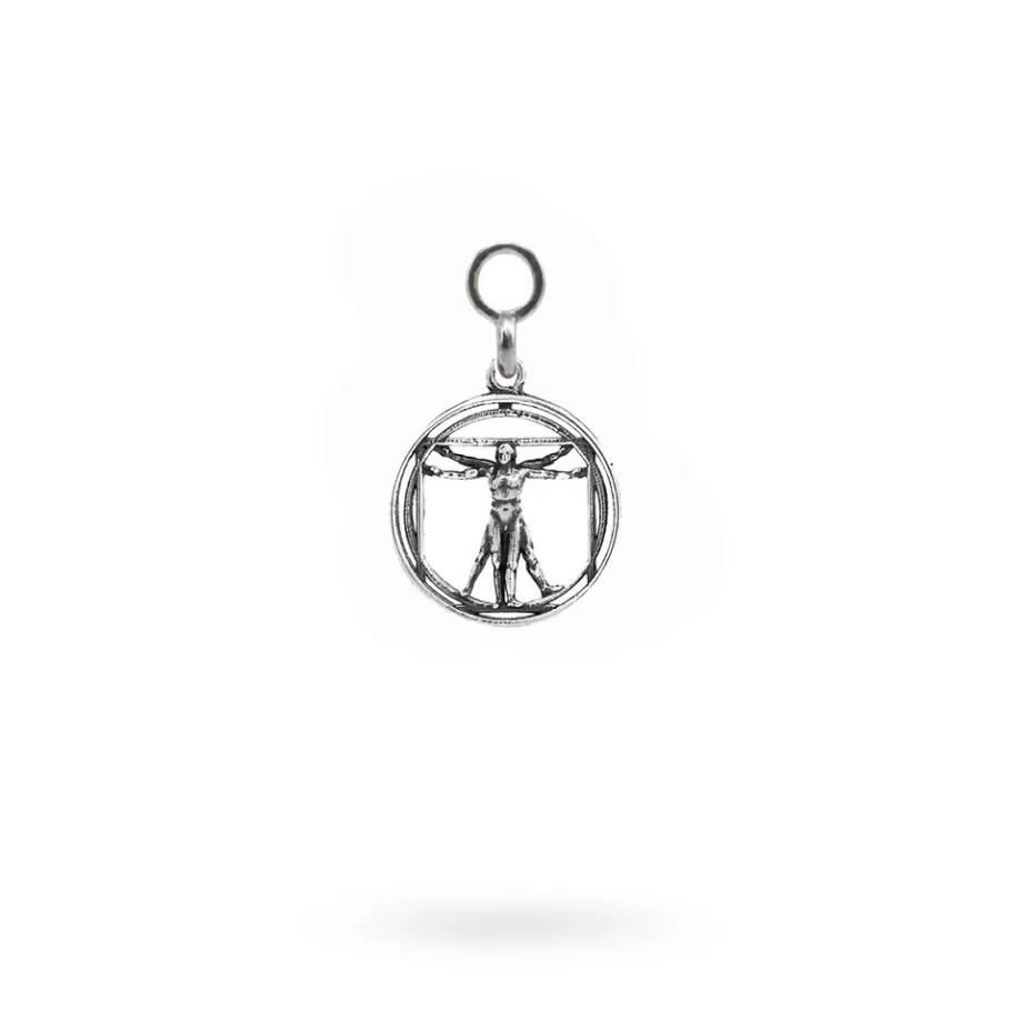 Ellius Jewelry Vitruvian Man Charm Cheap