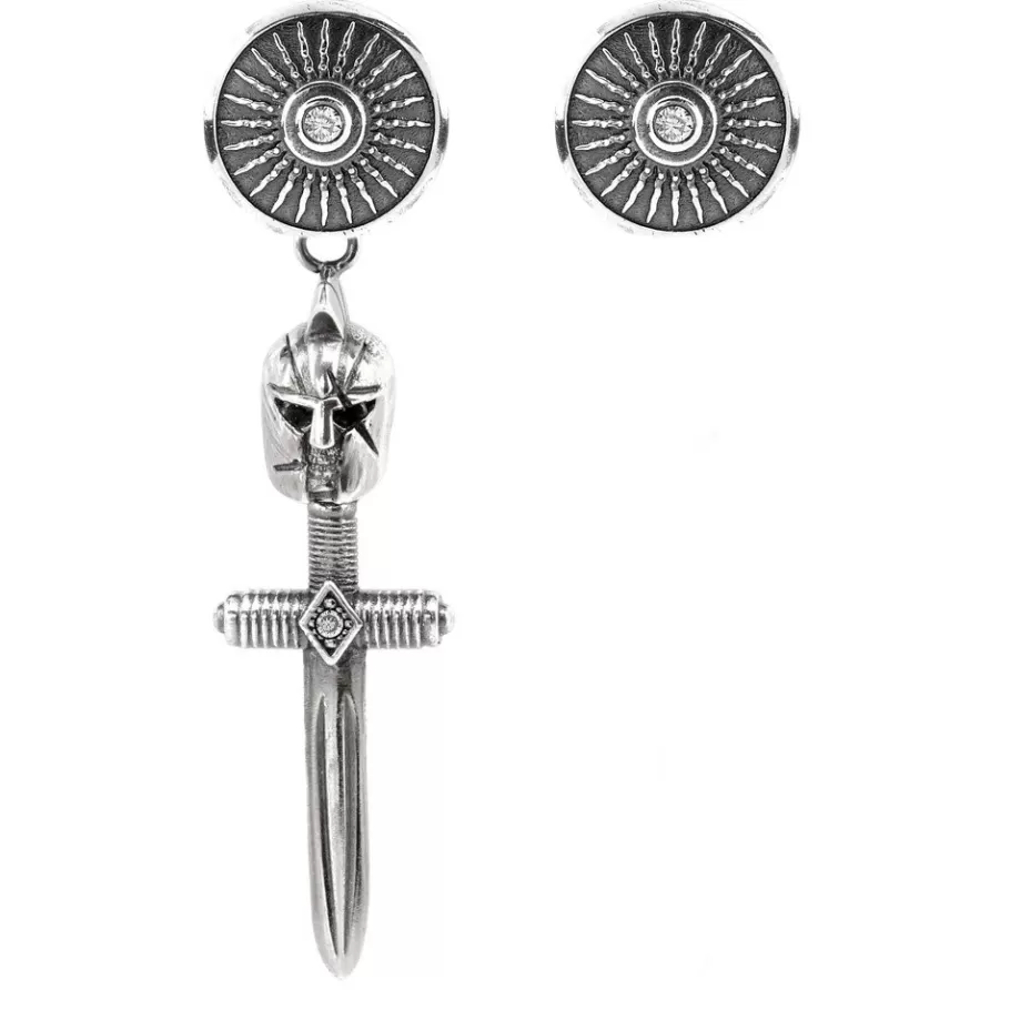 Ellius Jewelry Women'S Asymmetrical Gladiator Earrings Outlet