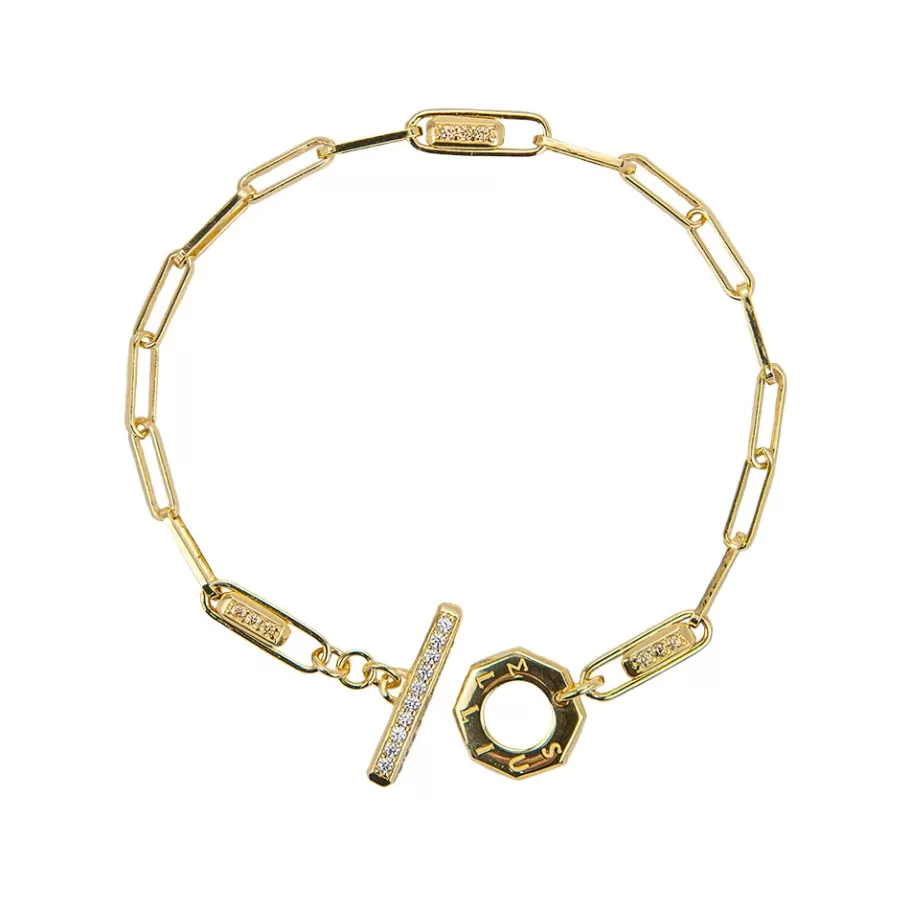 Ellius Jewelry Women'S Chainlink T-Bar Bracelet | Solaris Cheap