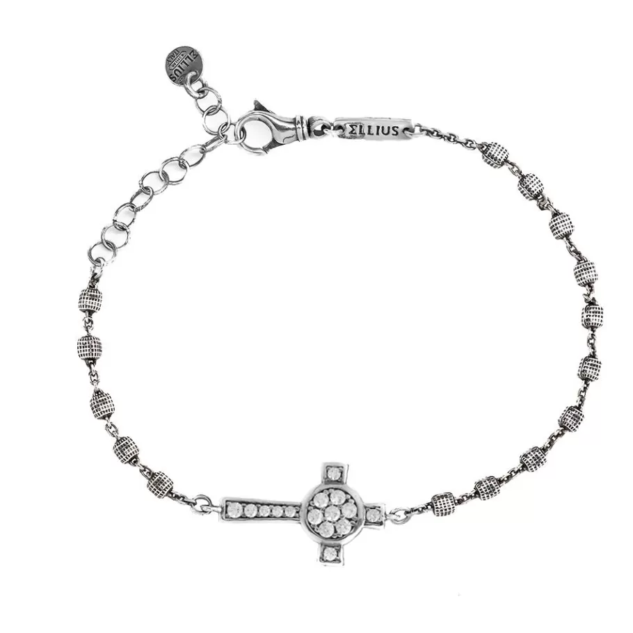 Ellius Jewelry Women'S Nativity Rosary Cross Bracelet Discount