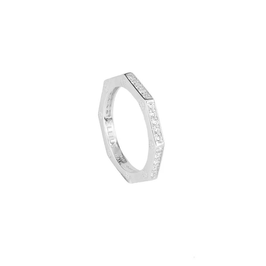 Ellius Jewelry Women'S Octogan Stone Ring | Solaris Online